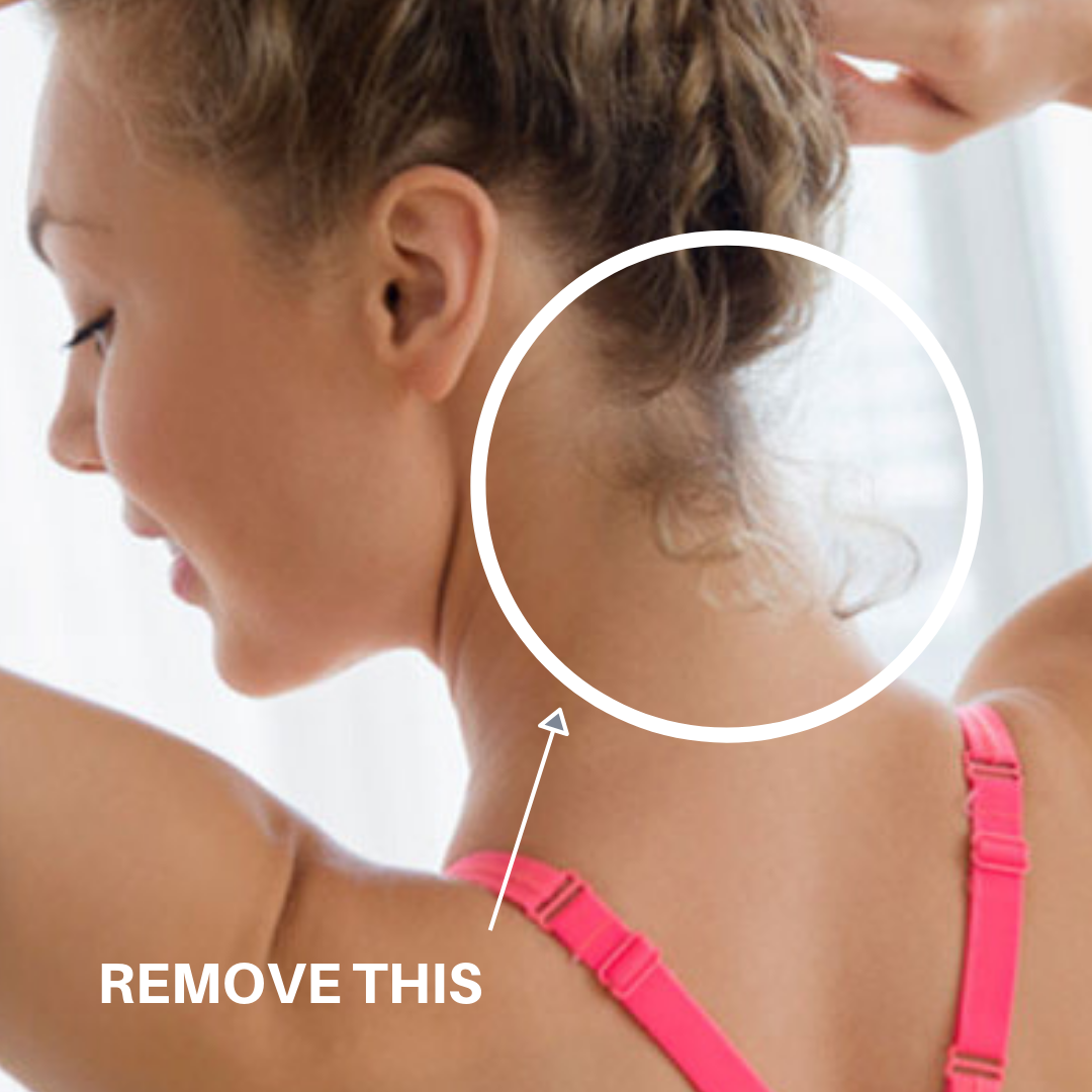 HAIR ON THE BACK OF YOUR NECK? NECK HAIR REMOVAL (FEMALE VERSION